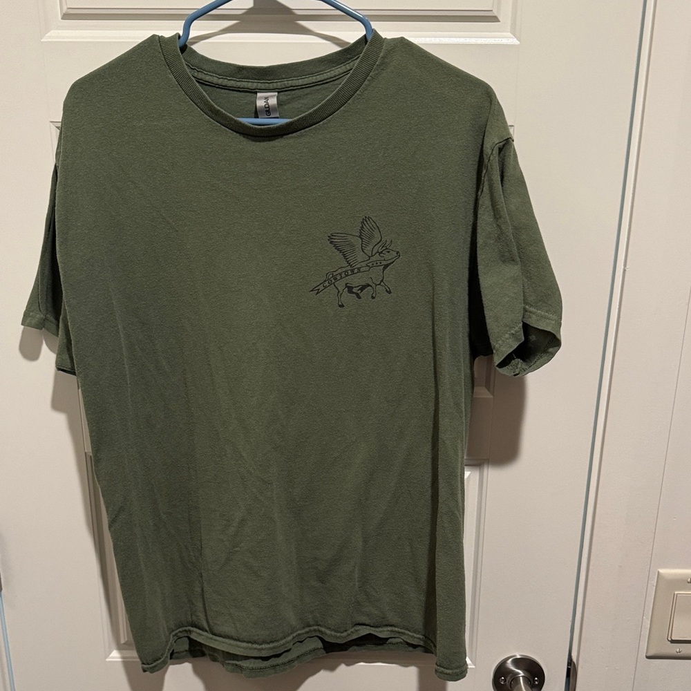Green Graphic T-Shirt Cowtown Skate